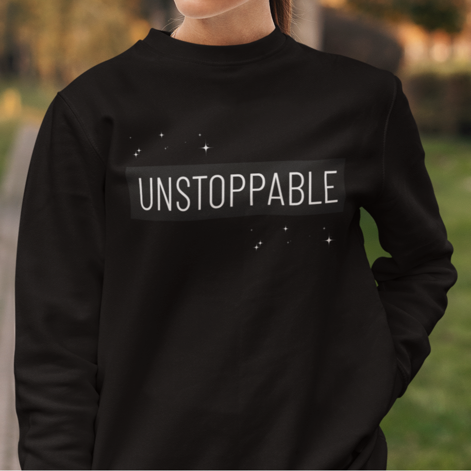 UNSTOPPABLE - Unisex Organic Raglan Sweatshirt