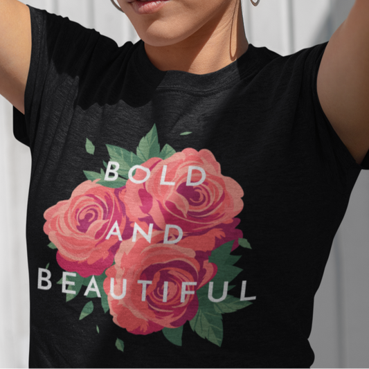 Bold and Beautiful Unisex Organic Cotton T-shirt