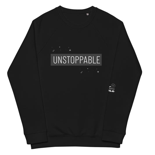 UNSTOPPABLE - Unisex Organic Raglan Sweatshirt