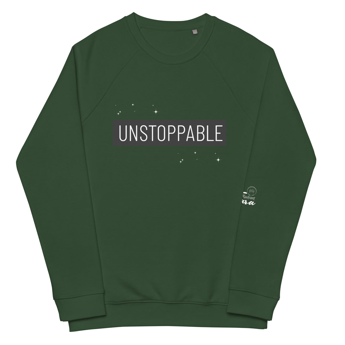 UNSTOPPABLE - Unisex Organic Raglan Sweatshirt