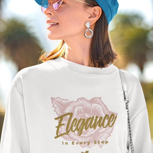 Elegance in Every Step Unisex Eco Sweatshirt