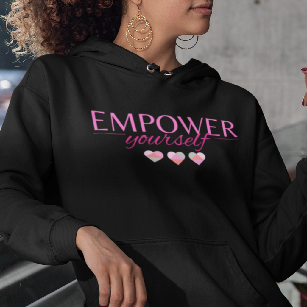 Empower Yourself Unisex eco raglan hoodie