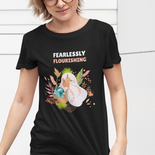 Fearlessly Flourishing Unisex Staple Eco T-shirt