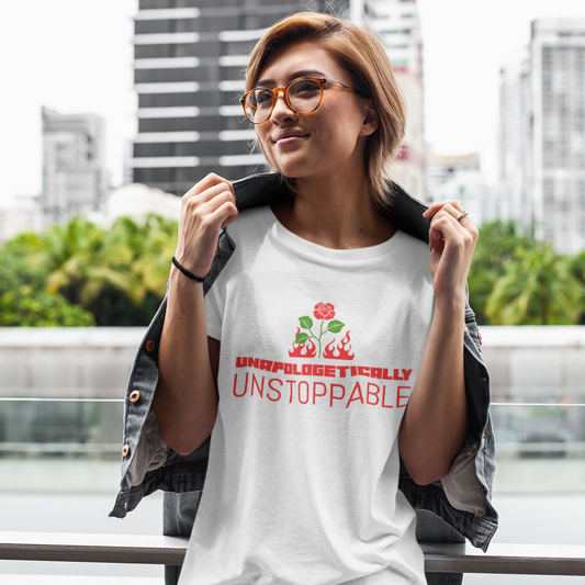UNAPOLOGETICALLY UNSTOPPABLE Unisex Staple Eco T-shirt