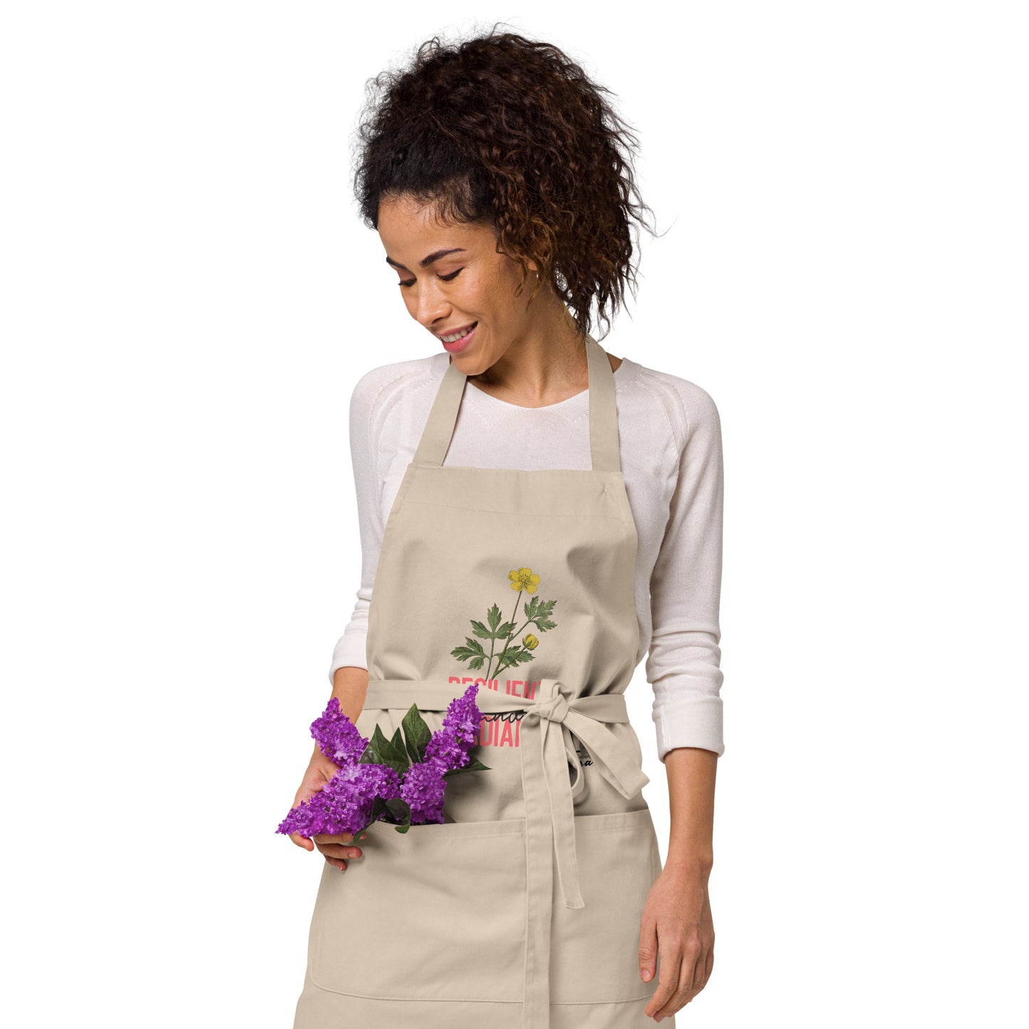 Resilient and Radiant Organic Cotton Apron