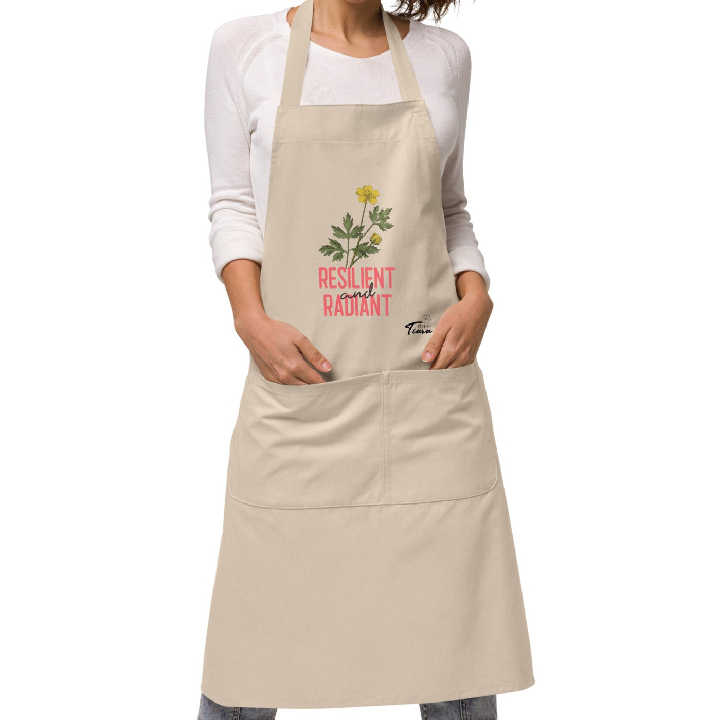 Resilient and Radiant Organic Cotton Apron