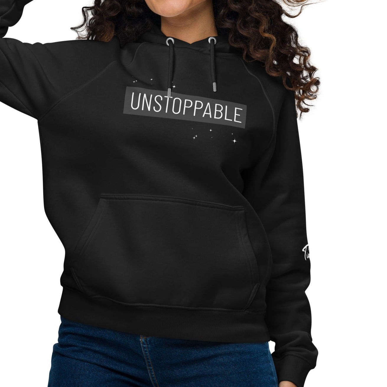 UNSTOPPABLE Unisex Eco Raglan Hoodie