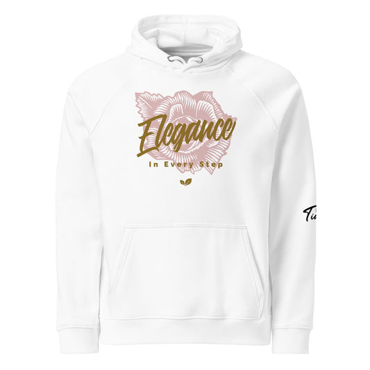 Elegance in Every Step Unisex eco raglan hoodie