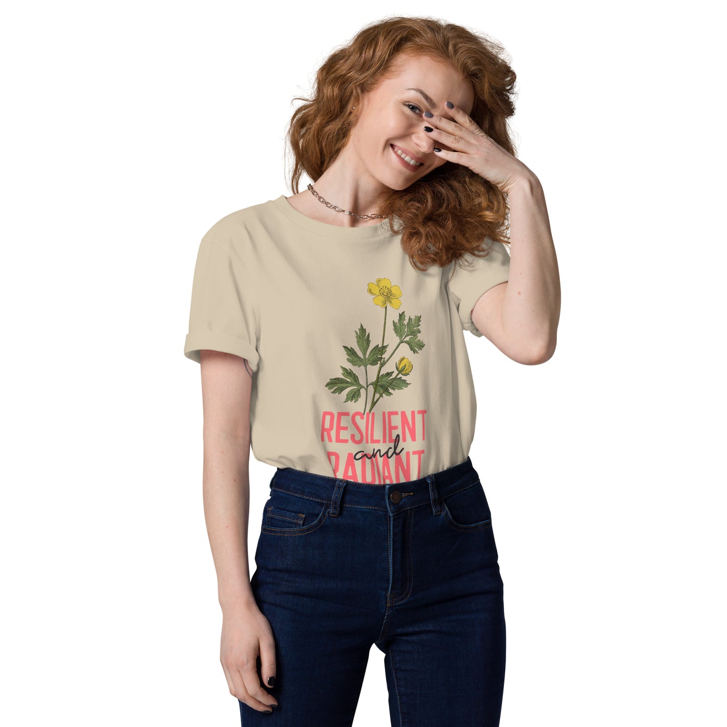 Resilient and Radiant Unisex Organic Cotton T-shirt