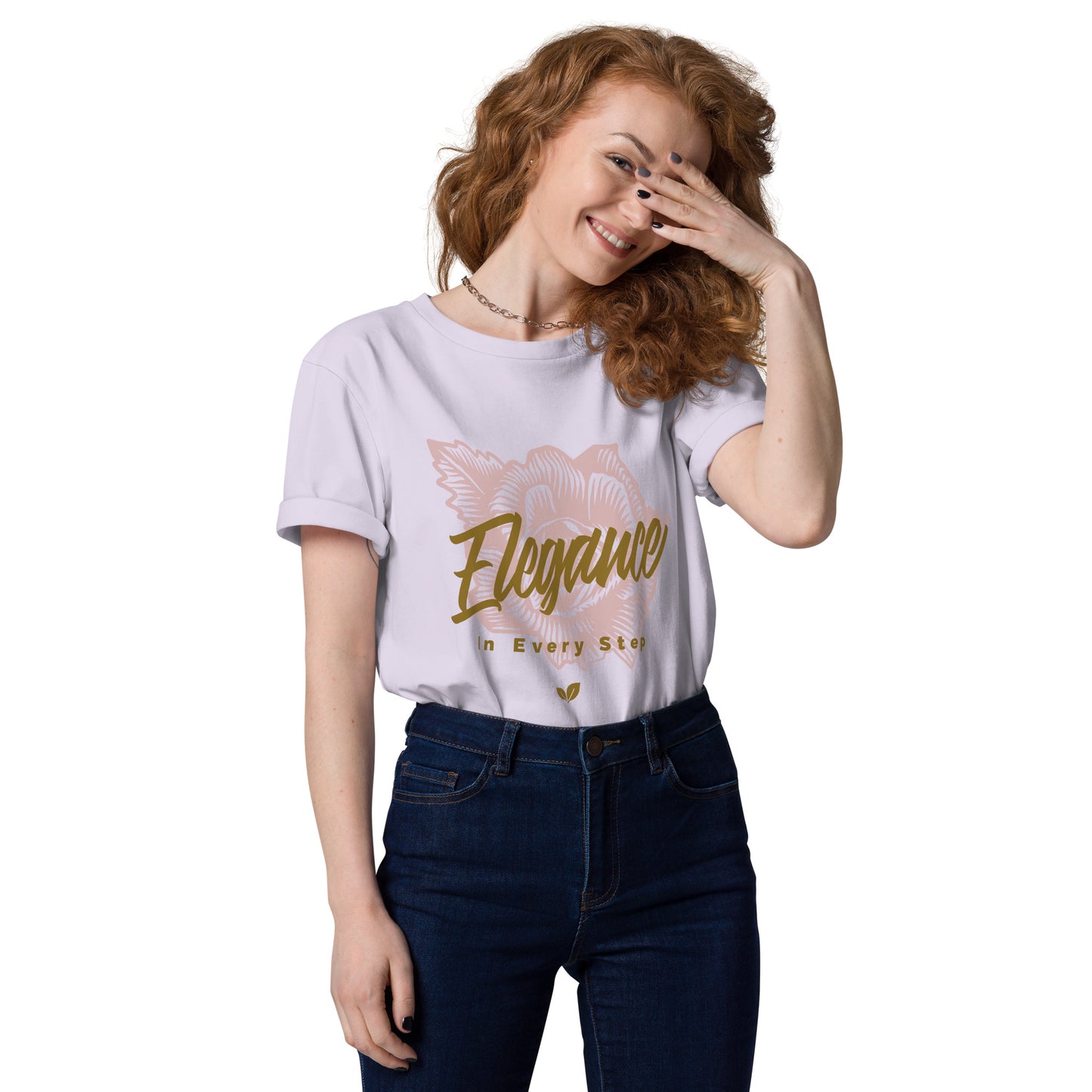 Elegance in Every Step Unisex Organic Cotton T-shirt